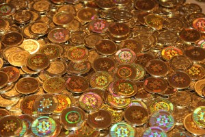 Bitcoins mynt